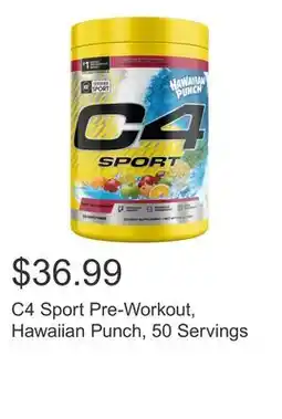 Costco C4 Sport Pre-Workout, Hawaiian Punch, 50 Servings offer