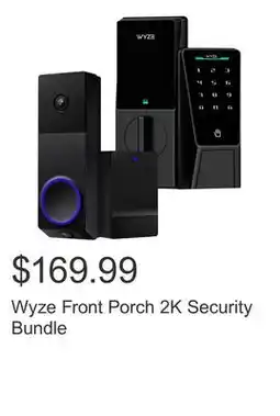 Costco Wyze Front Porch 2K Security Bundle offer