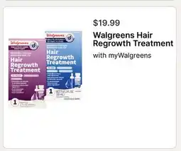 Walgreens Walgreens Hair Regrowth Treatment offer