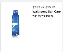 Walgreens Walgreens Sun Care offer