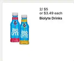 Walgreens Biolyte Drinks offer