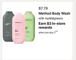 Walgreens Method Body Wash offer