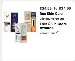 Walgreens Roc Skin Care offer