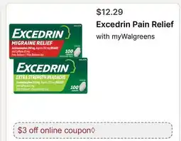 Walgreens Excedrin Pain Relief offer