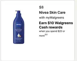 Walgreens Nivea Skin Care offer