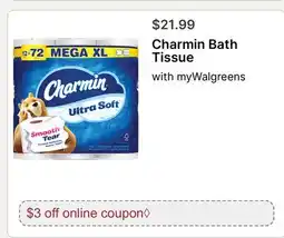 Walgreens Charmin Bath Tissue offer