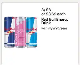 Walgreens Red Bull Energy Drink offer