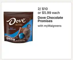 Walgreens Dove Chocolate Promises offer