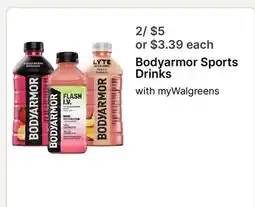 Walgreens Bodyarmor Sports Drinks offer