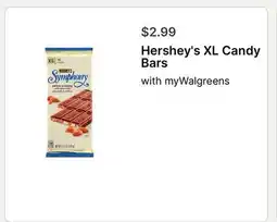 Walgreens Hershey's XL Candy Bars offer