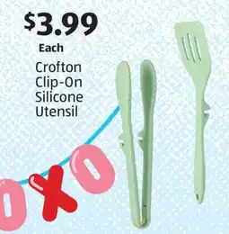 Aldi Crofton Clip-On Silicone Utensil offer
