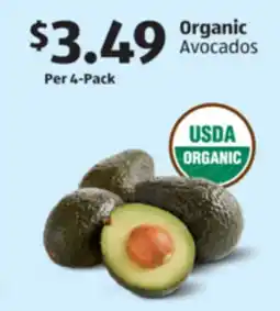 Aldi Organic Avocados offer