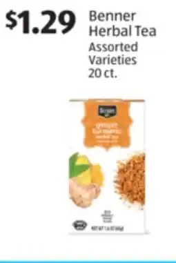 Aldi Benner Herbal Tea offer