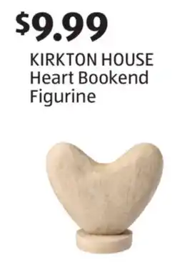 Aldi KIRKTON HOUSE Heart Bookend Figurine offer