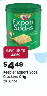 Grocery Outlet Export Soda Crackers Orig offer