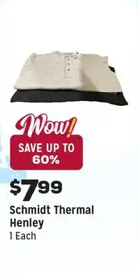Grocery Outlet Thermal Henley offer