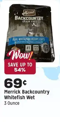 Grocery Outlet Backcountry Whitefish Wet offer