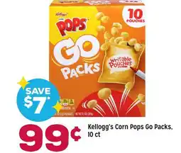 Grocery Outlet Kellogg's Corn Pops Go Packs, 10 ct offer