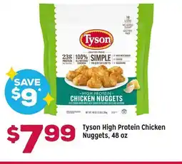 Grocery Outlet Tyson High Protein Chicken Nuggets, 48 oz offer
