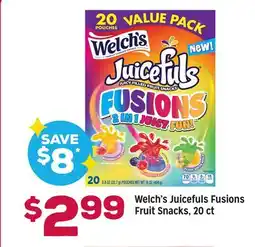 Grocery Outlet Welch's Juicefuls Fusions Fruit Snacks offer