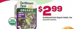 Grocery Outlet Earthbound Farm Organic Salads, 5oz offer