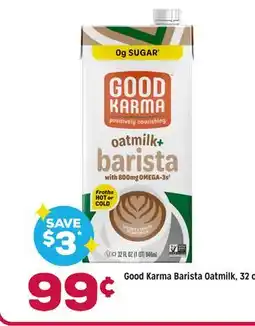 Grocery Outlet Good Karma Barista Oatmilk offer