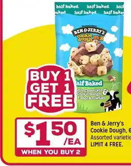 Grocery Outlet Ben & Jerry's Cookie Dough offer