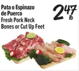 El Super Fresh Pork Neck Bones or Cut Up Feet offer