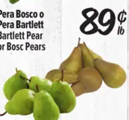 El Super Bartlett Pear or Bosc Pears offer