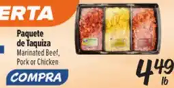 El Super Paquete de Taquiza offer