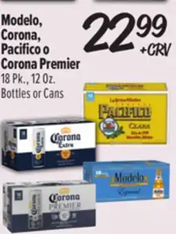 El Super Modelo, Corona, Pacifico o Corona Premier offer