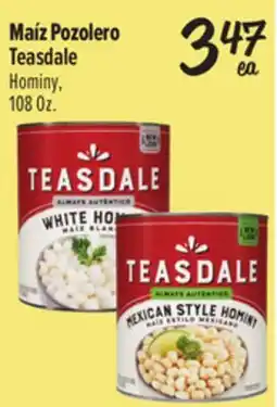 El Super Teasdale Hominy offer