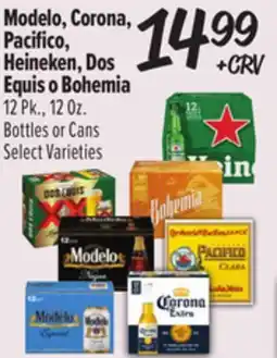 El Super Modelo, Corona, Pacifico, Heineken, Dos Equis o Bohemia offer