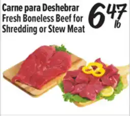 El Super Fresh Boneless Beef for Shredding or Stew Meat offer