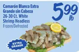 El Super 26-30Ct. White Shrimp Headless offer