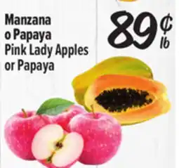 El Super Pink Lady Apples or Papaya offer
