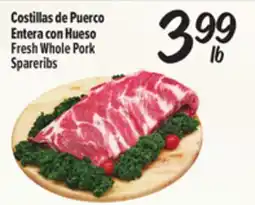El Super Fresh Whole Pork Spareribs offer
