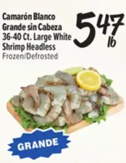 El Super Fresh Large White Shrimp Headless offer