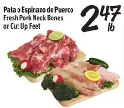 El Super Fresh Fresh Pork Neck Bones or Cut Up Feet offer
