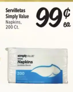 El Super Fresh Simply Value Napkins offer