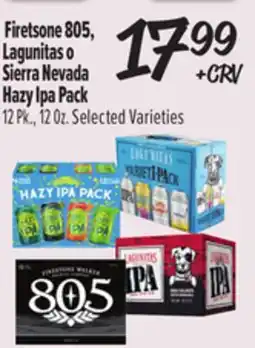 El Super Firetsone 805, Lagunitas o Sierra Nevada Hazy Ipa Pack offer