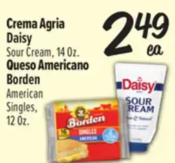 El Super Daisy Sour Cream, 14Oz. Borden American Singles,12 Oz offer