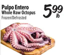 El Super Whole Raw Octopus offer