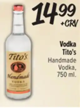 El Super Fresh Tito's Handmade Vodka offer