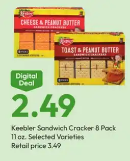 Stater Bros Keebler Sandwich Cracker 8 Pack offer
