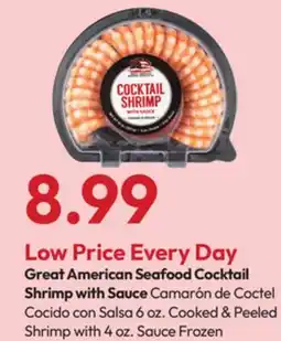 Stater Bros Great American Seafood Cocktail Shrimp with Sauce offer