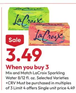 Stater Bros LaCroix Sparkling Water offer