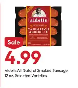 Stater Bros Aidells All Natural Smoked Sausage offer