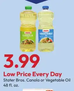 Stater Bros Stater Bros. Canola or Vegetable Oil offer
