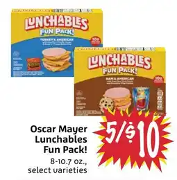 Foodmaxx Oscar Mayer Lunchables Fun Pack! offer